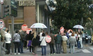 Stop Desahucios Granada 15M. En BBVA 2