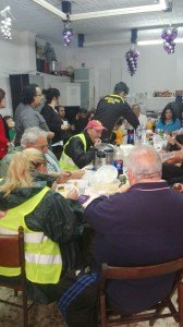 Marcha hacia Cajamar de Almería. Stop Desahucios repone fuerzas en Motril