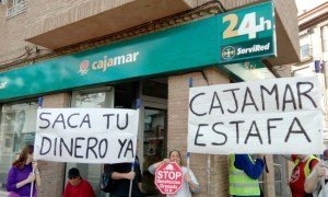 Stop desahucios en el cajamar de Armilla. Marcha a Almería