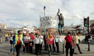 stop desahucios en Armilla. Marcha hacia Almería