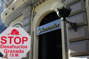 Stop Desahucios Granada en el Santander 