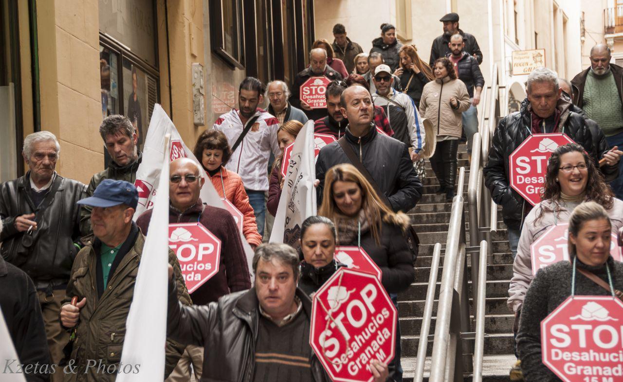 Nueva acción Stop Desahucios Granada 15M